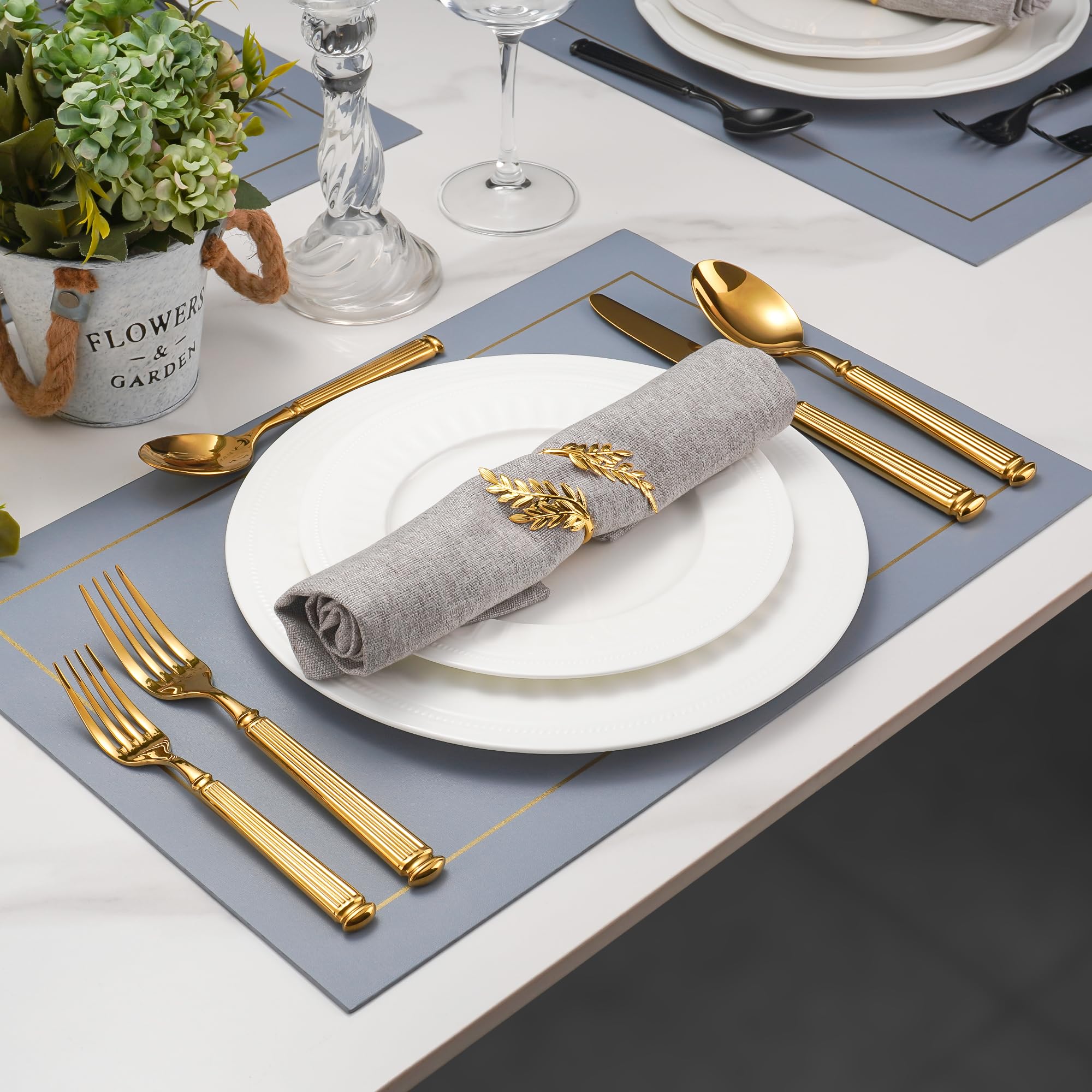 Marble Pillar 18/10 Stainless Steel flatware set