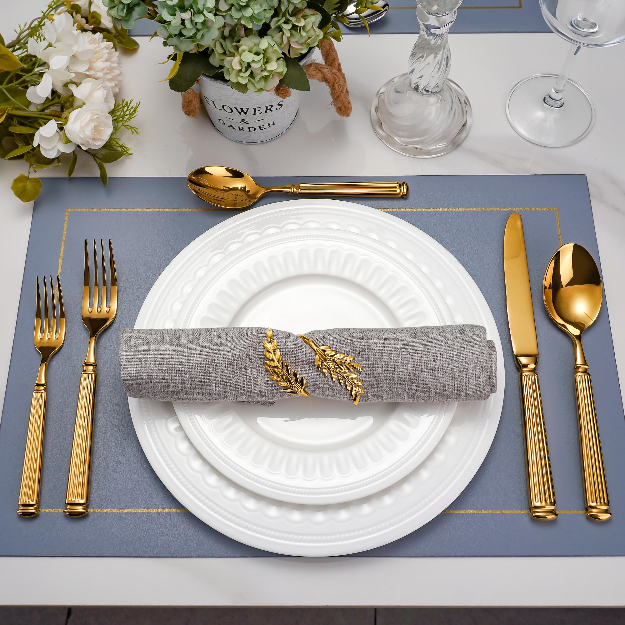 Marble Pillar 18/10 Stainless Steel flatware set