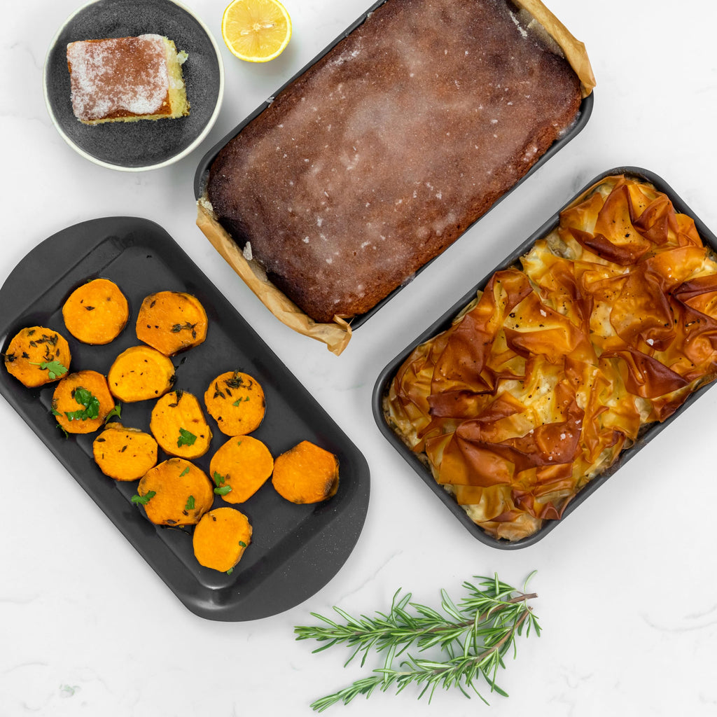 10-Inch Hard-Anodized Baking Tray Trio Set
